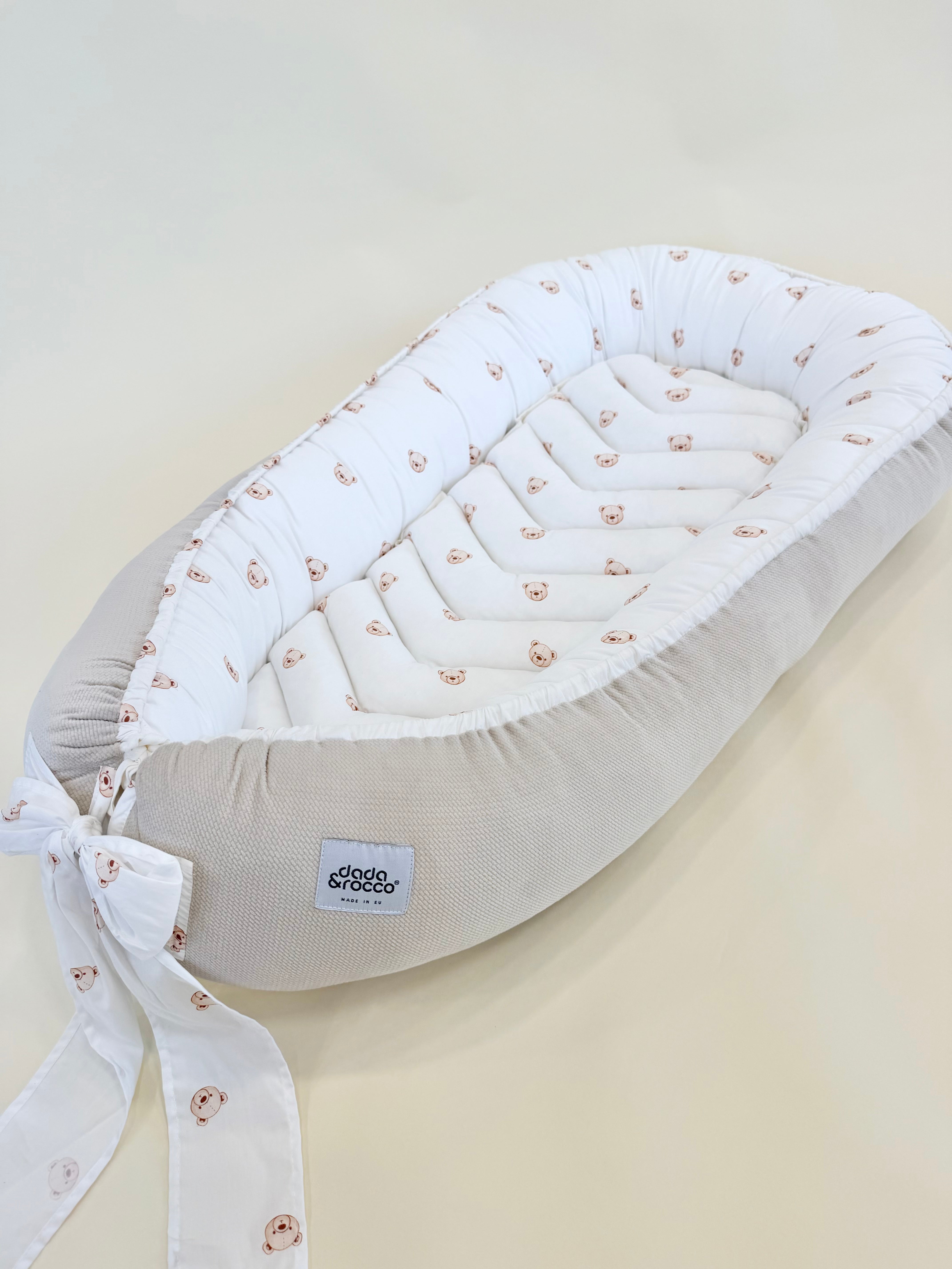 Gnijezdo za bebe Teddy-Bež