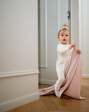 Pletena Dekica Dreamy Baby Roza