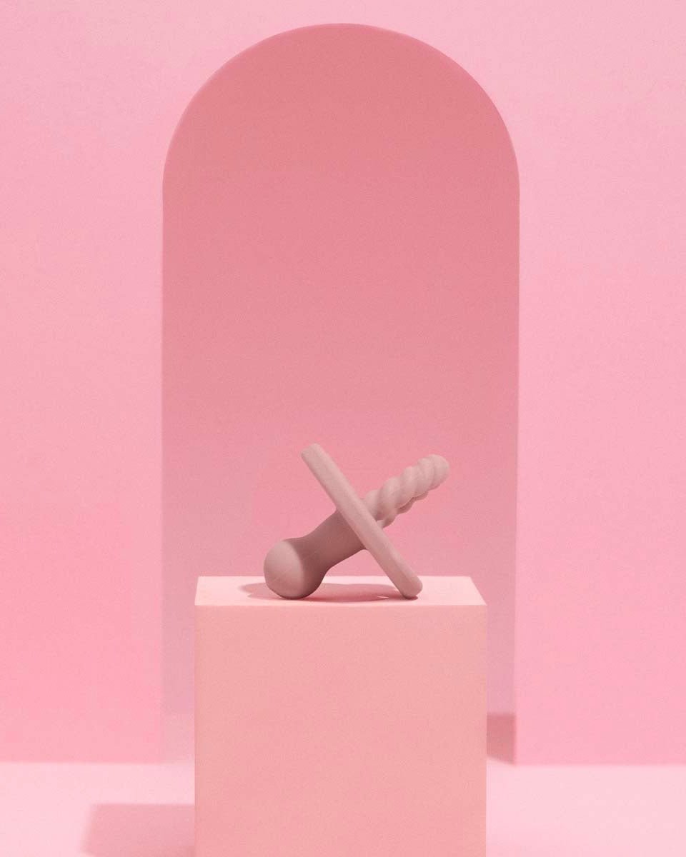 Biboo dudica i grickalica Powder pink