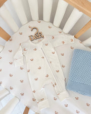 Bamboo Zip Romper Teddy