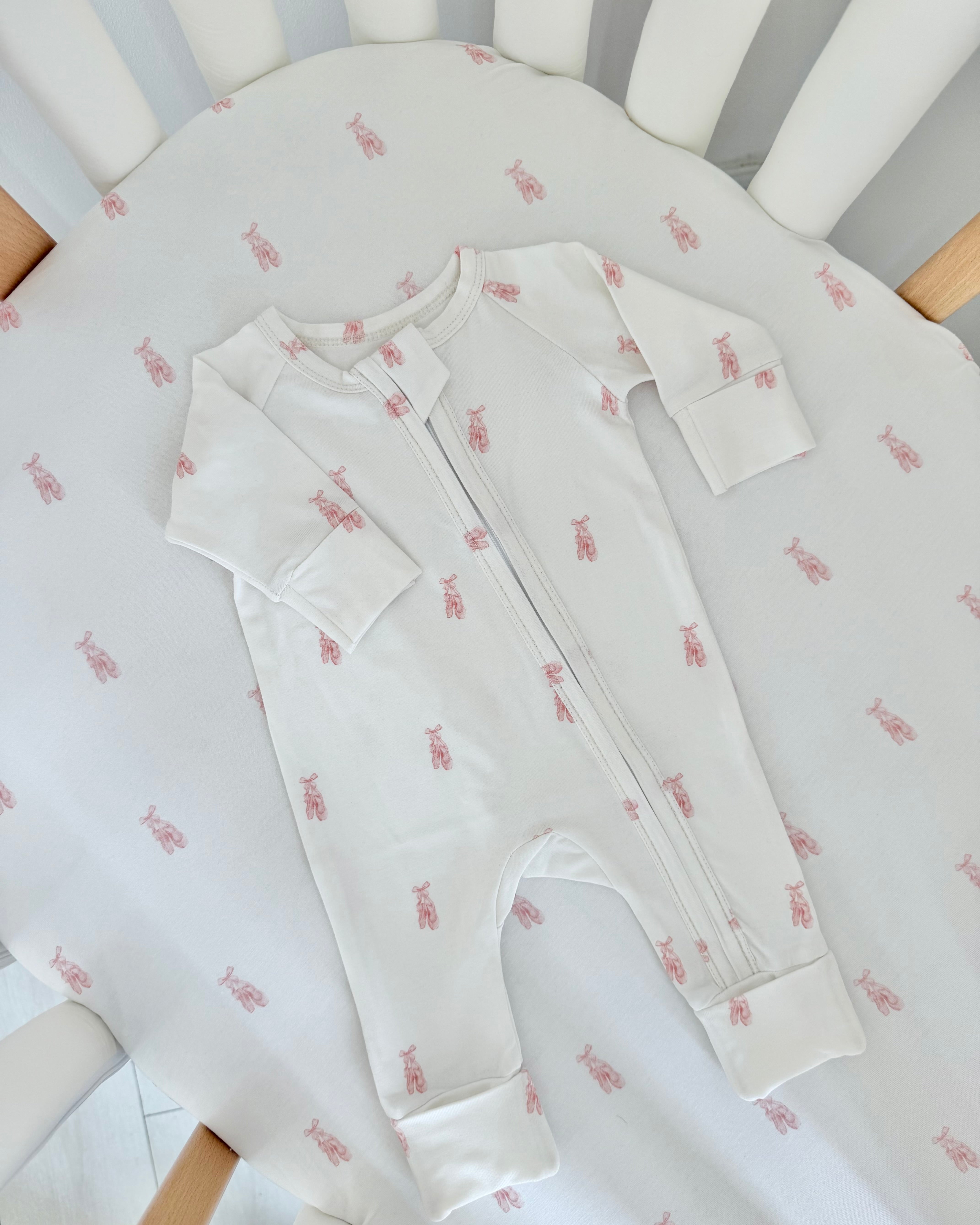 Bamboo Zip Romper Ballet