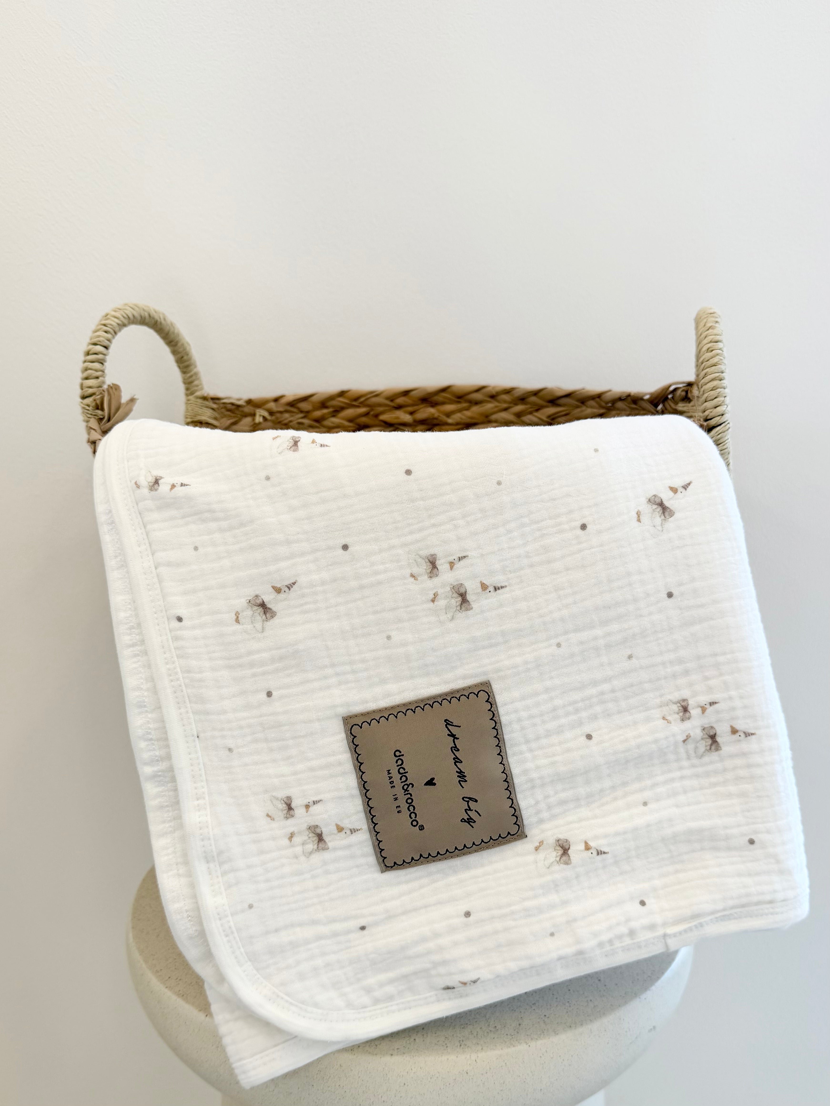 Muslin dekica 120x120 Aura