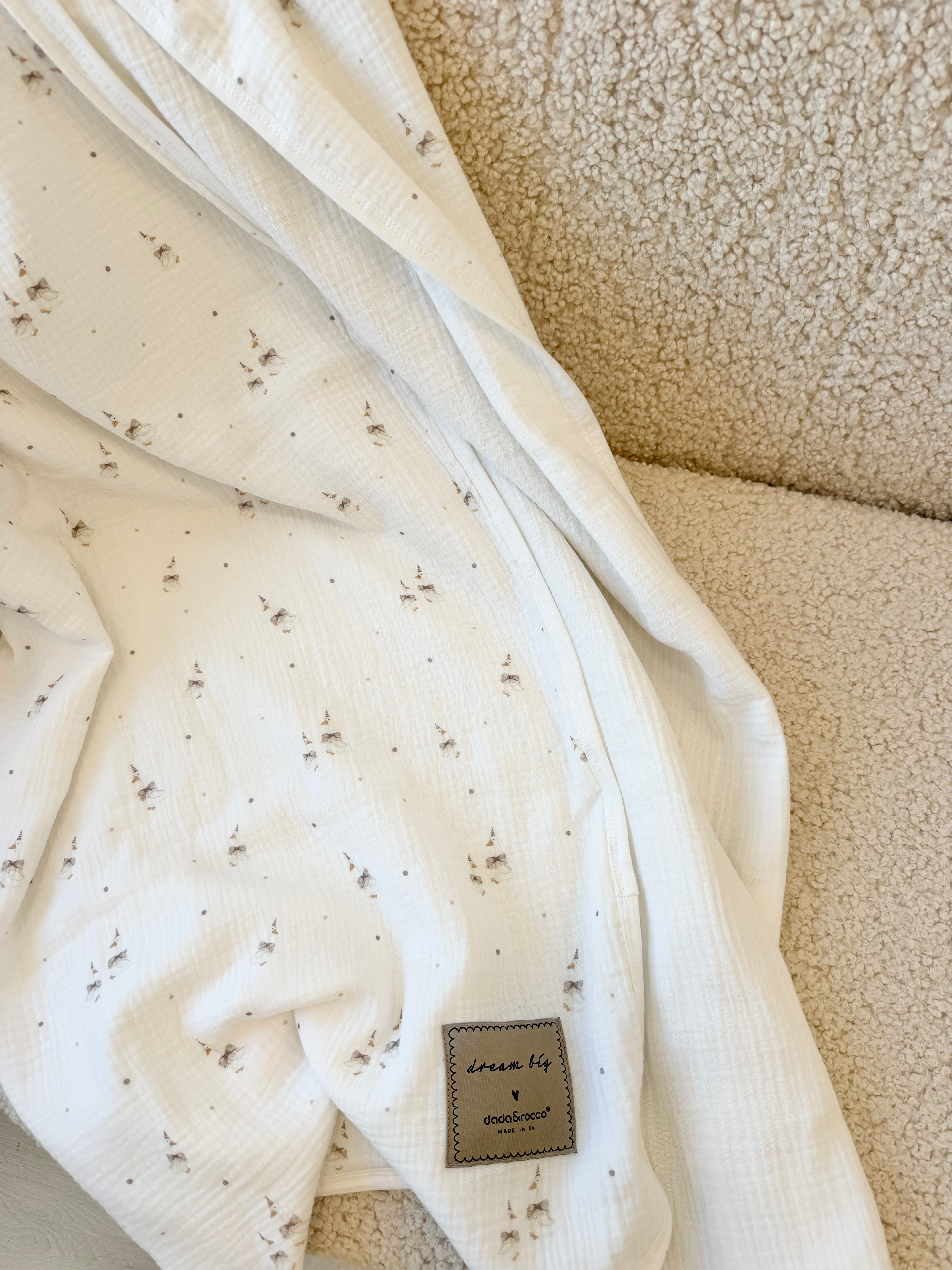Muslin dekica 120x120 Aura