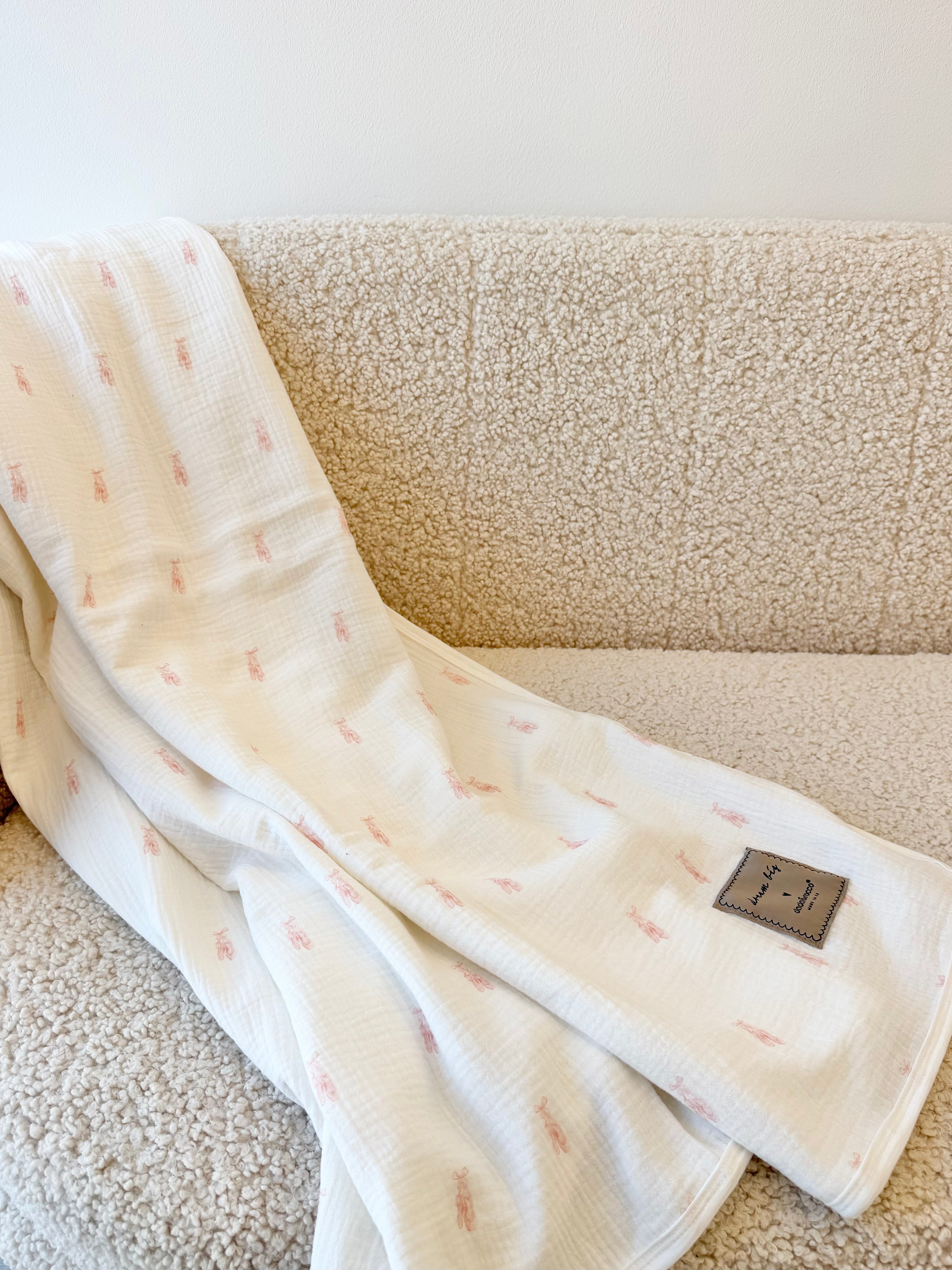 Muslin dekica 120x120 Ballet