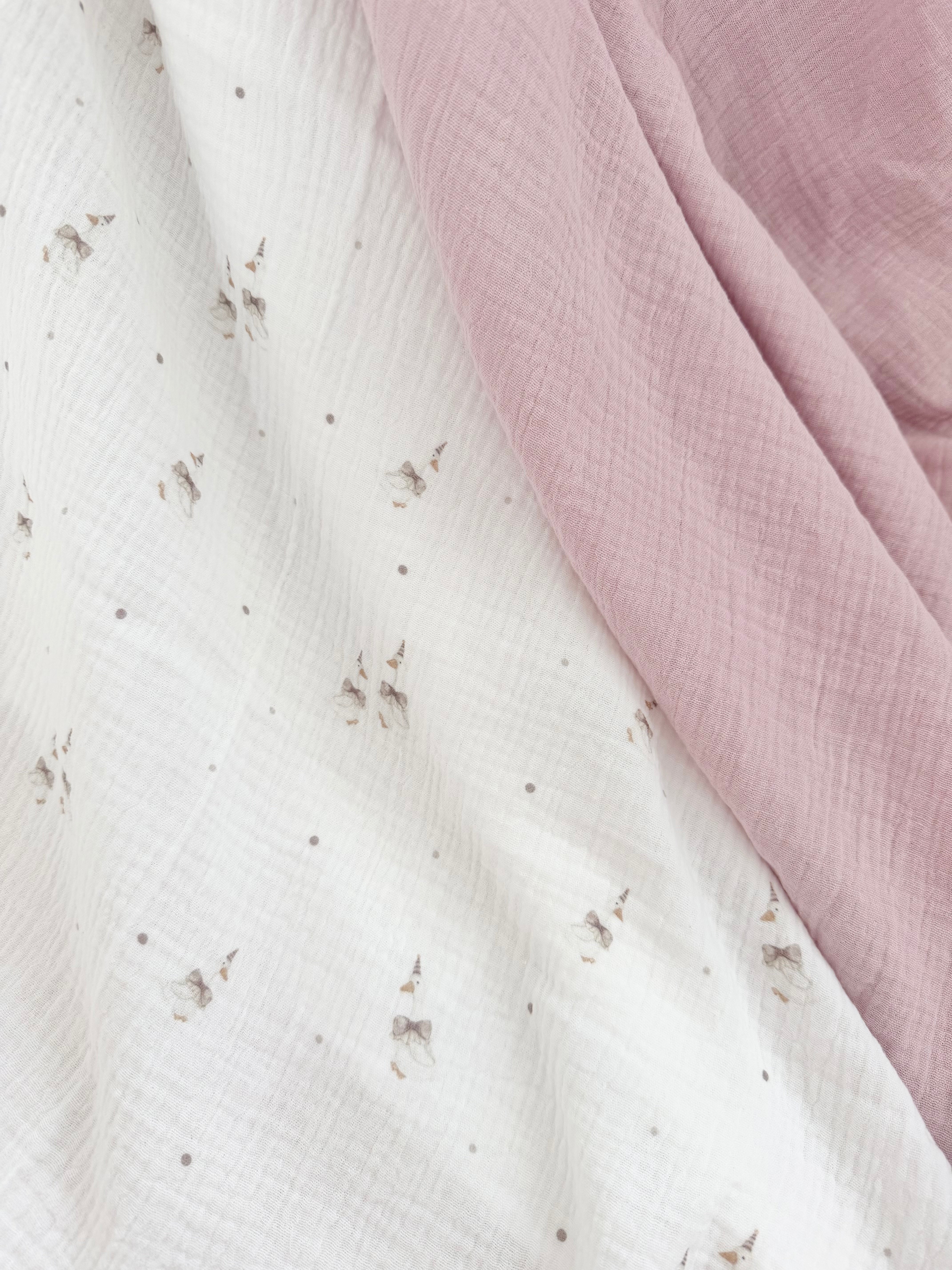 Muslin tetra pelena 2kom 80x80 Aura-Puder
