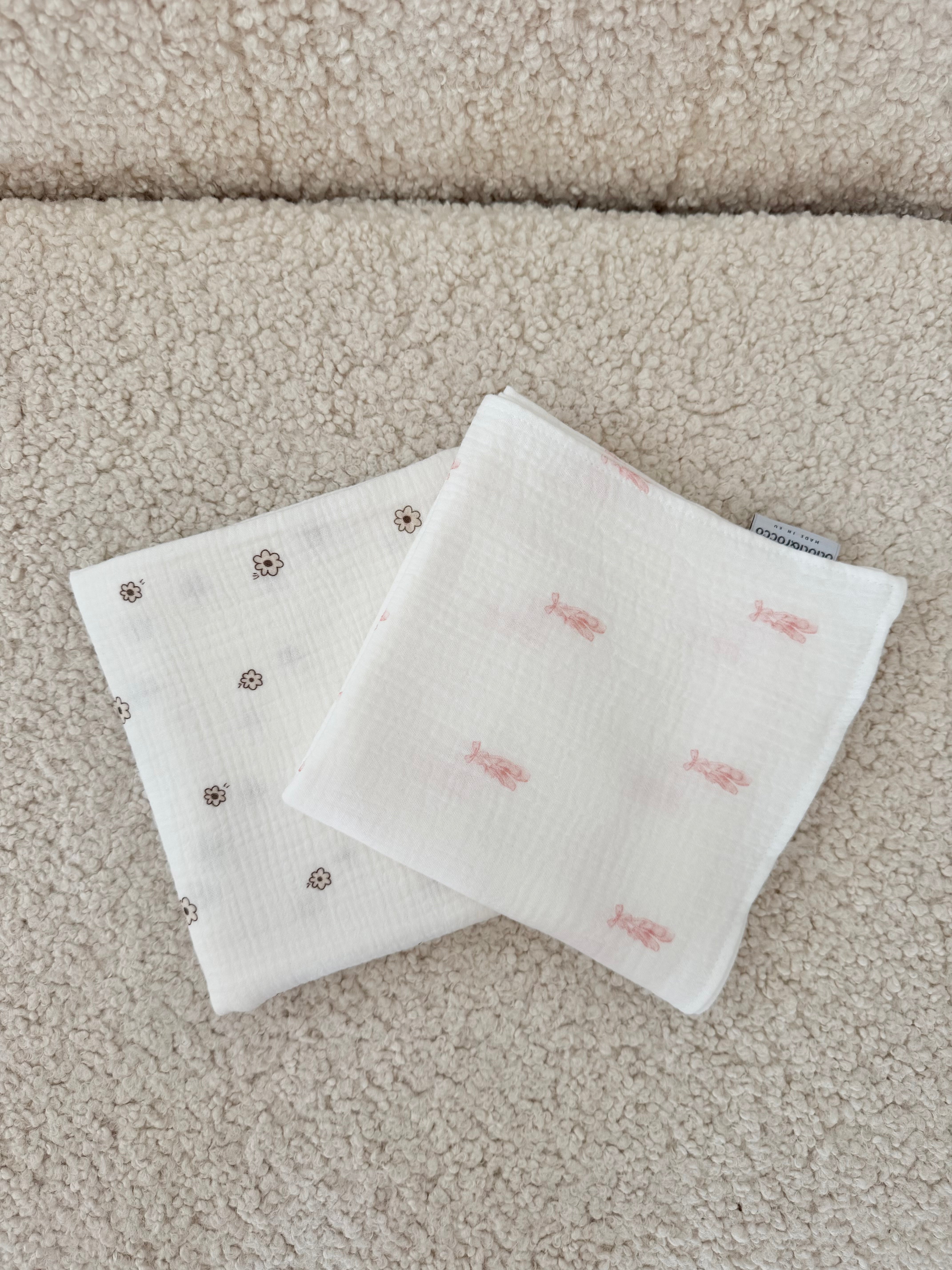 Muslin tetra pelena 2kom 80x80 Larisa-Ballet