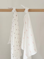 Muslin tetra pelena 2kom 80x80 Larisa-Ballet