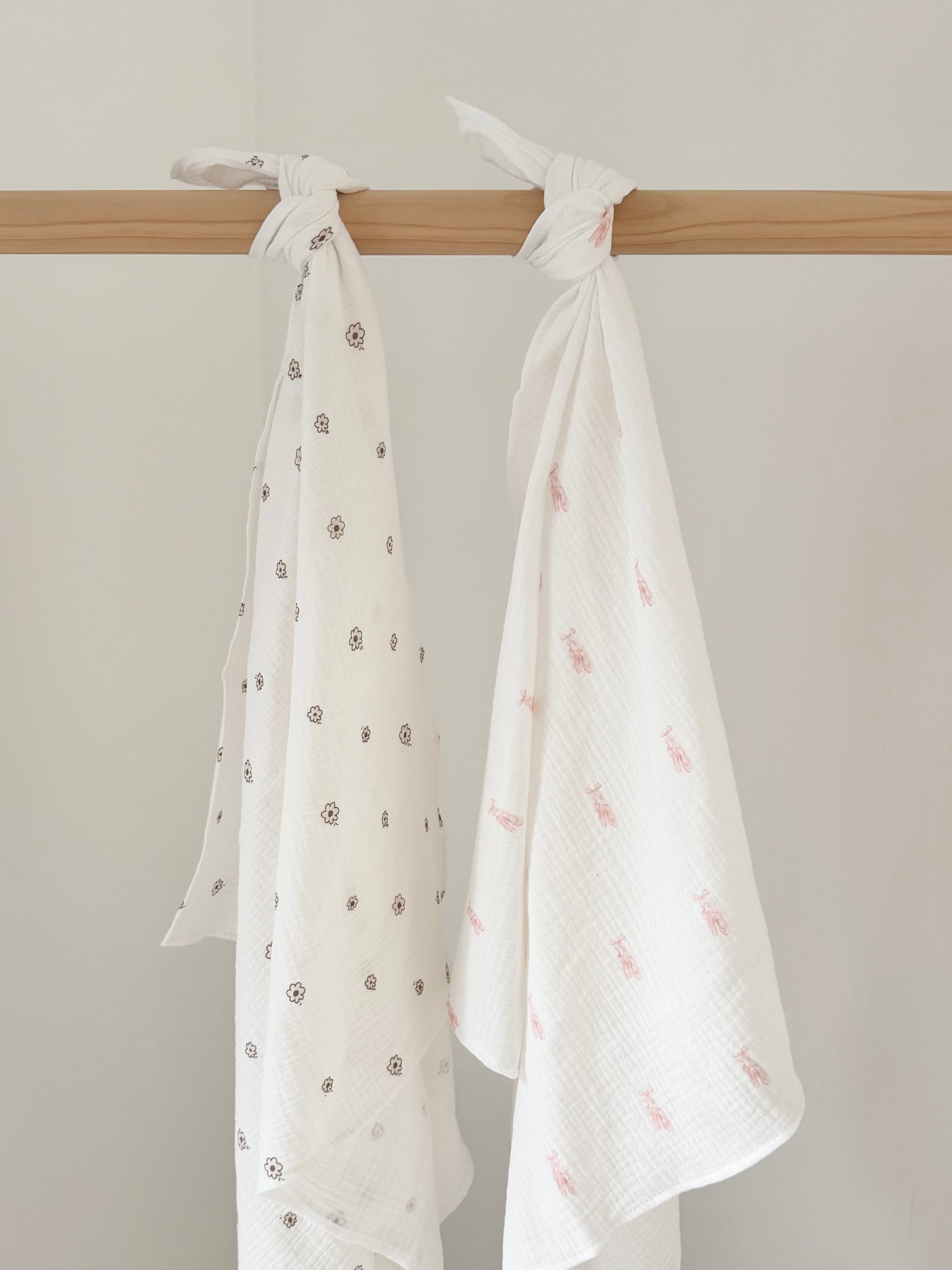 Muslin tetra pelena 2kom 80x80 Larisa-Ballet