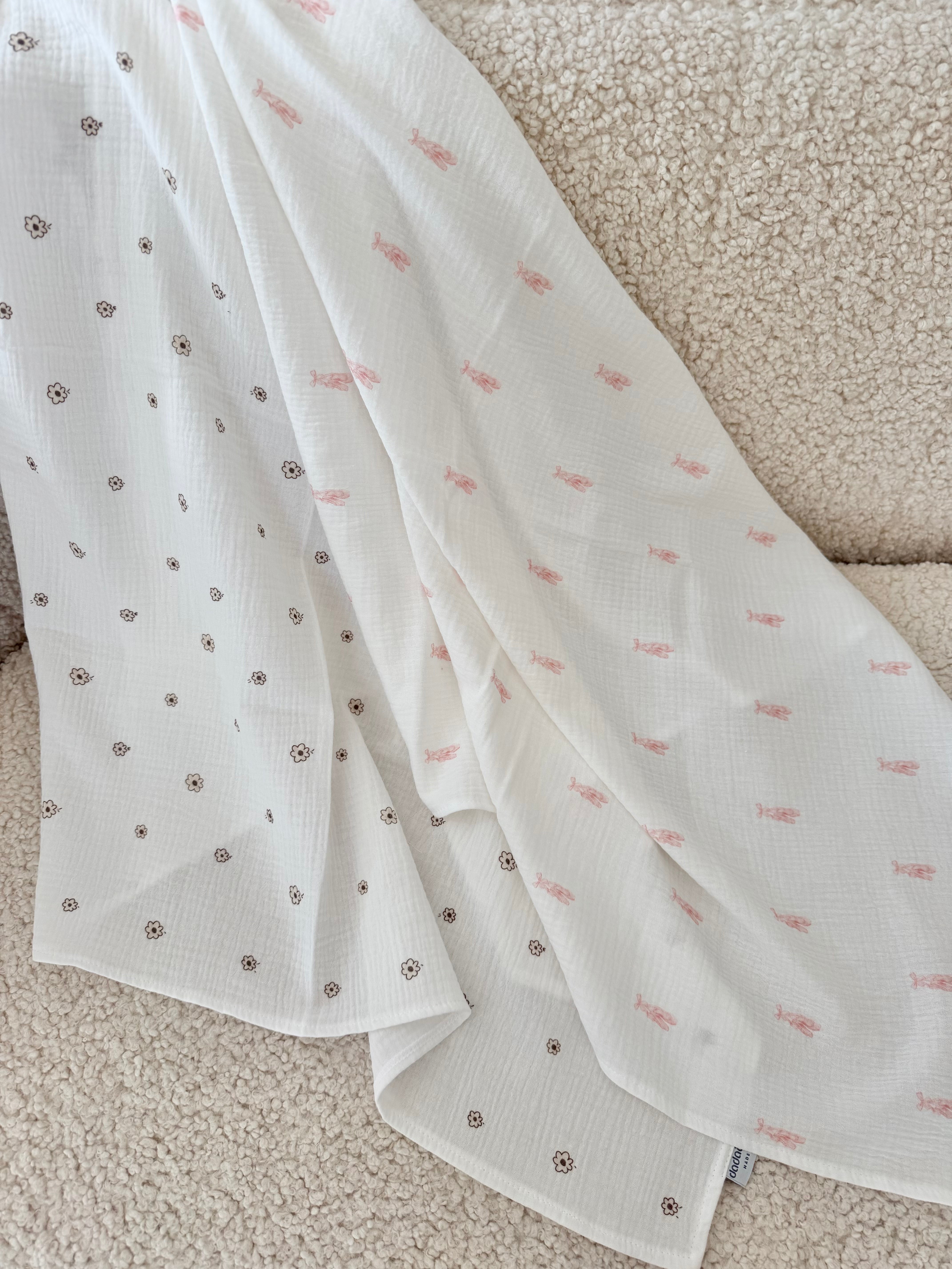Muslin tetra pelena 2kom 80x80 Larisa-Ballet