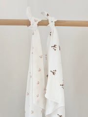 Muslin tetra pelena 2kom 80x80 Teddy-Žirafe